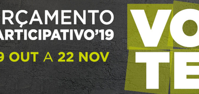 Ganhámos as duas propostas do Orçamento Participativo 2019: OP13 e OP41.