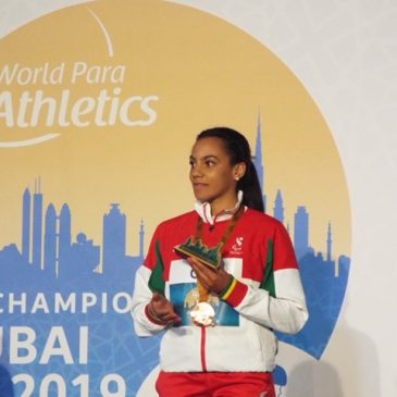 A Carina Paim ganhou a  Medalha de Bronze, nos Campeonatos do Mundo IPC 2019. Parabéns!