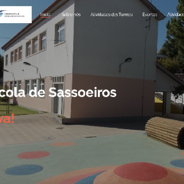 O site da Escola de Sassoeiros