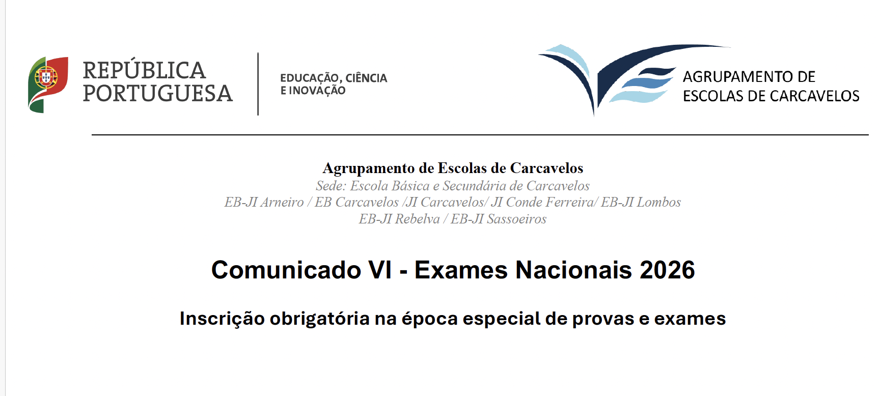 comunicado VI