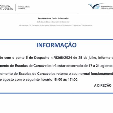 Informação – Agosto